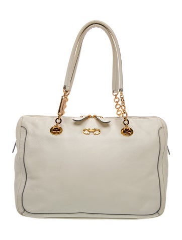 Leather Top Handle Bag