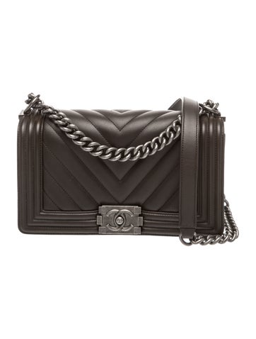 Medium Chevron Boy Bag