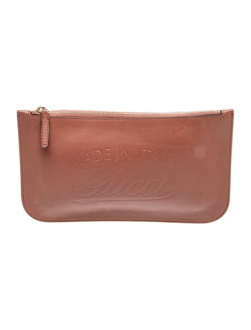 Leather Clutch Medium