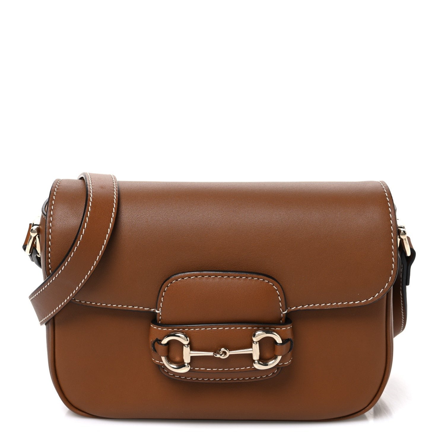 Gucci Arabella Calfskin Horsebit 1955 Soft Small Shoulder Bag Sundial