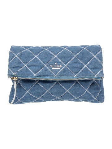 Kate Spade Denim Clutch