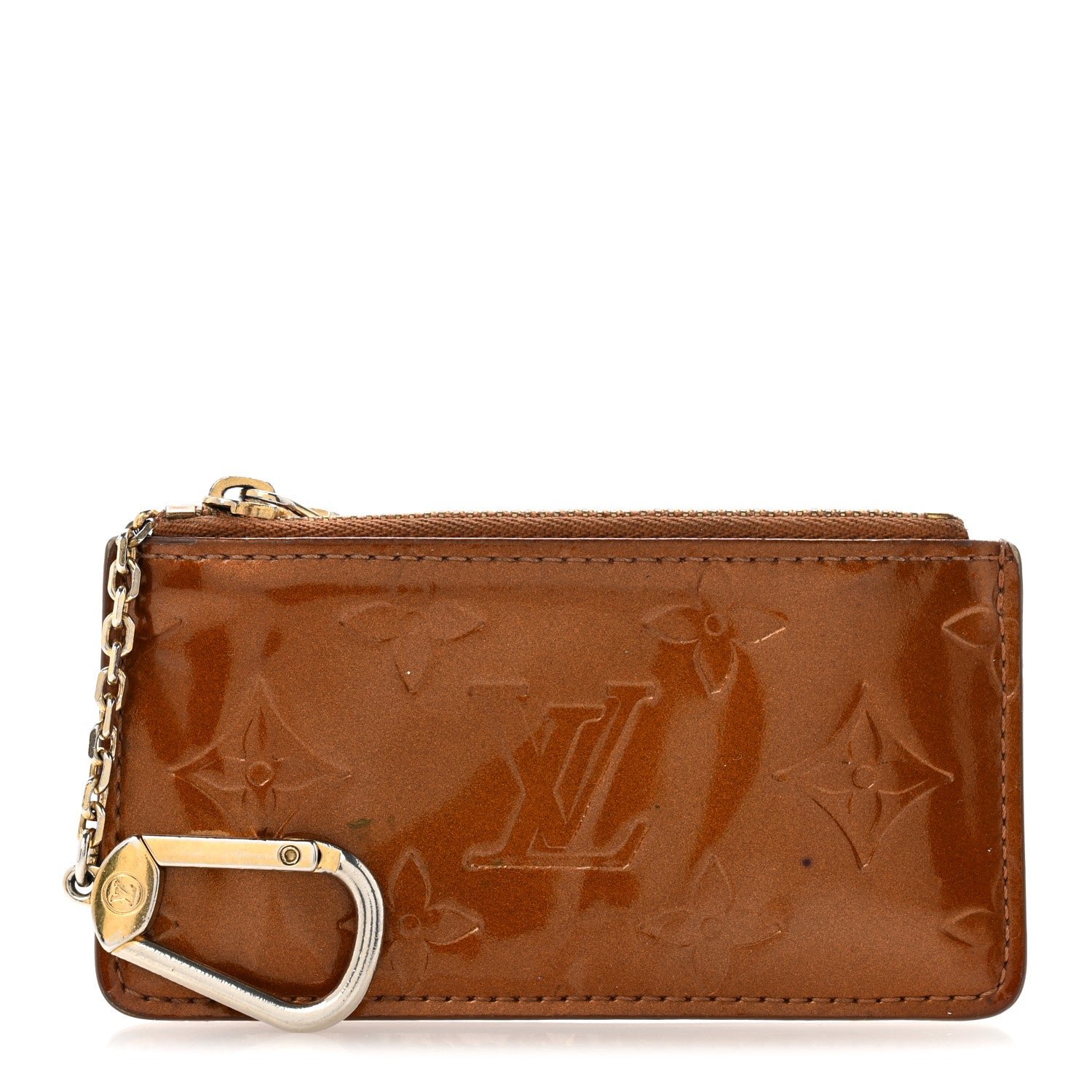 Louis Vuitton Vernis Key Pochette Bronze