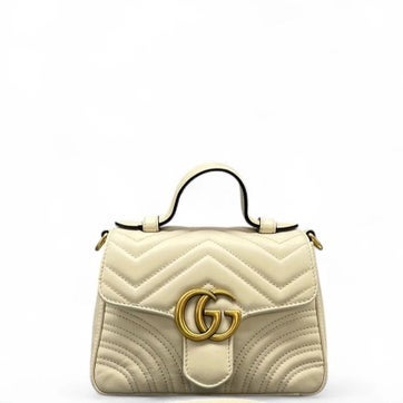 Calfskin Marmont Top Handle Bag Mini
