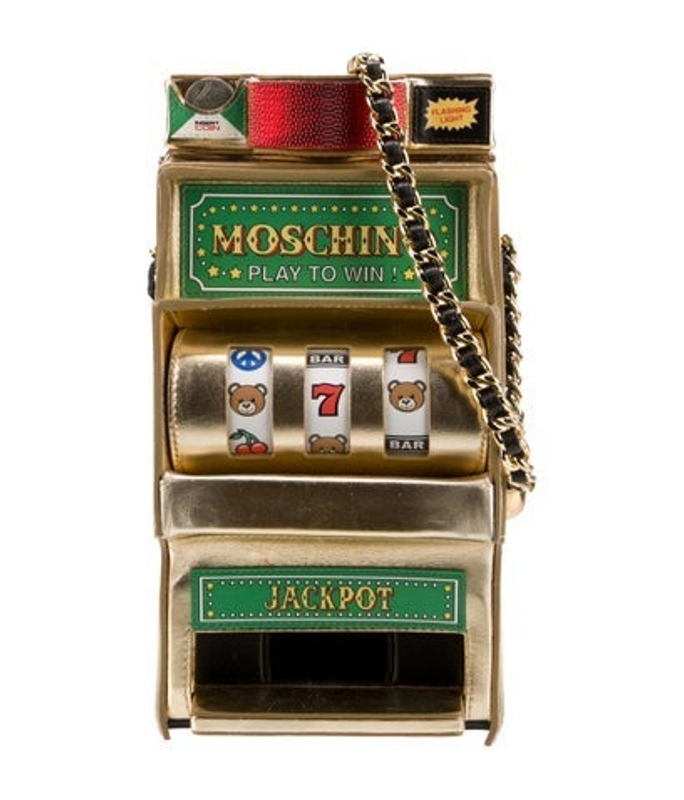 Moschino Leather Minaudiere