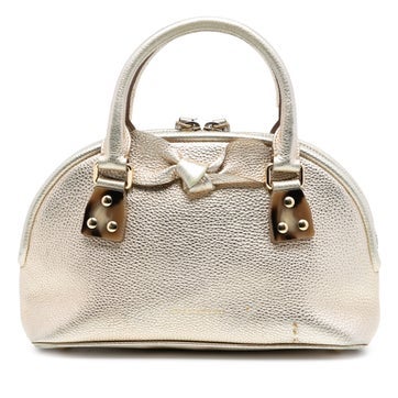 Small Grained Calfskin Bloomsbury Top Handle Bag