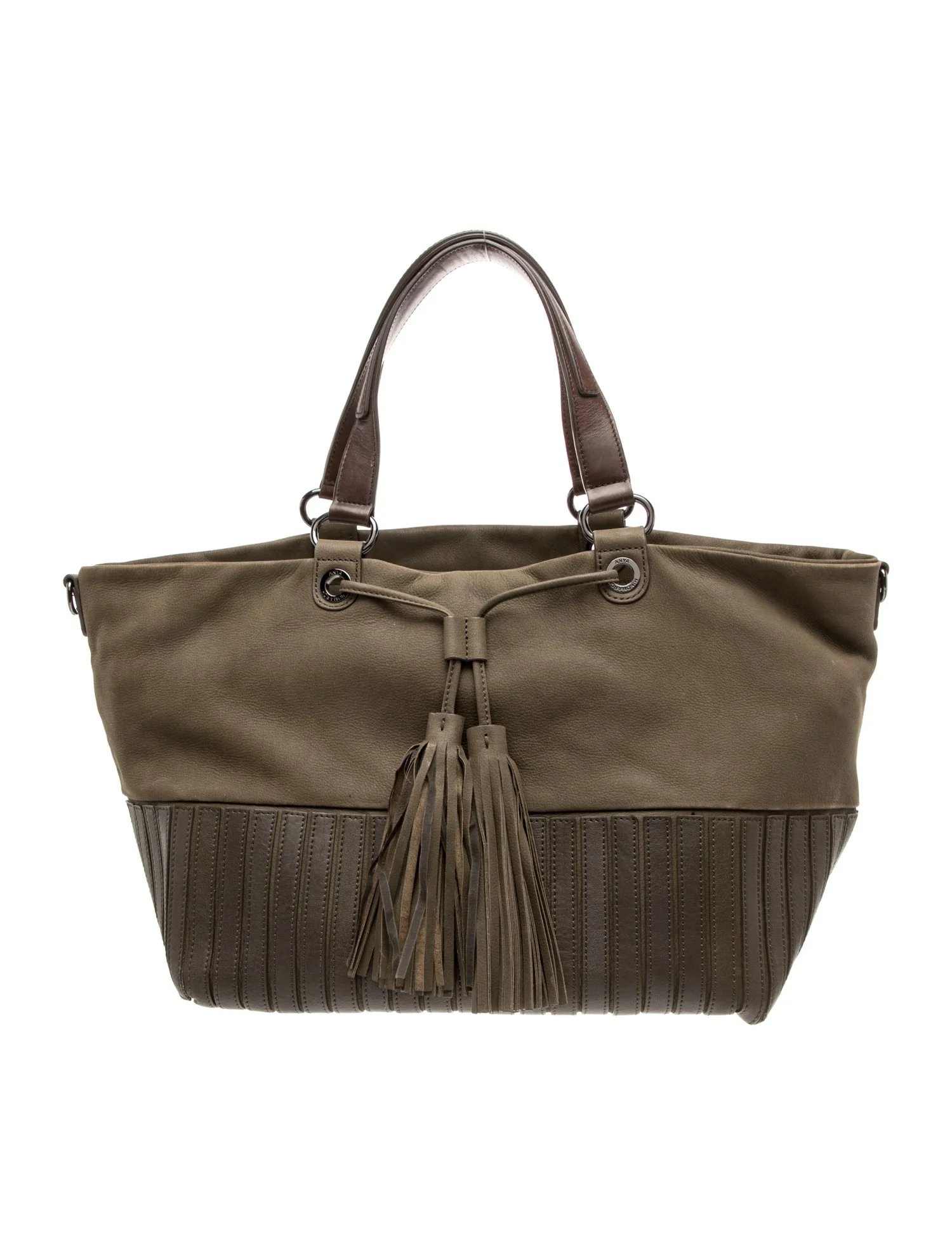 Leather Top Handle Bag