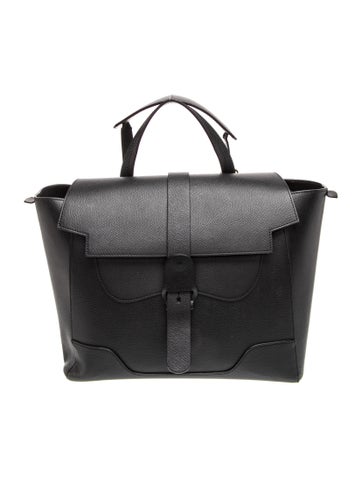 Leather Top Handle Bag