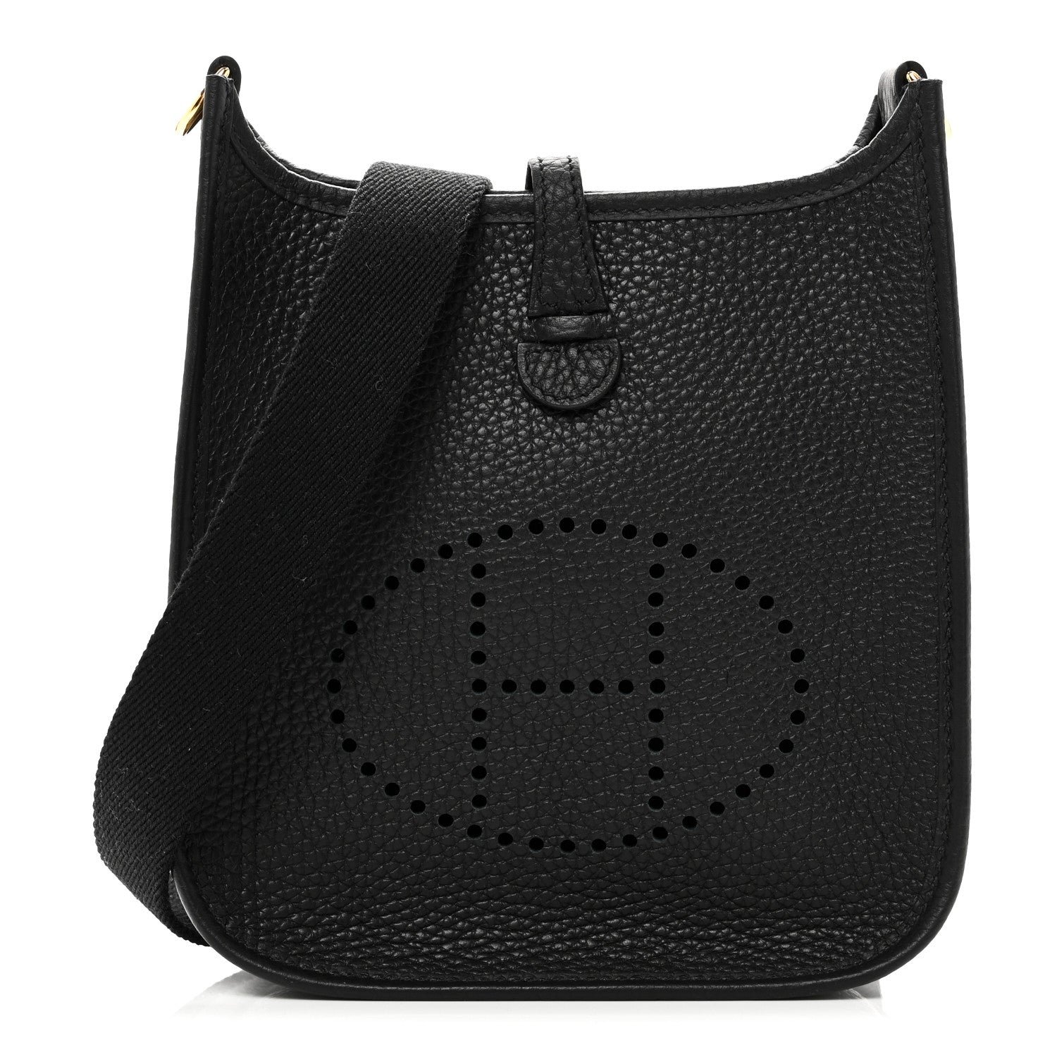 Hermes Hermes Taurillon Clemence Evelyne TPM Black
