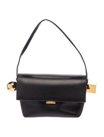 Jacquemus Leather Rond Carré shoulder bag Small w/ Tags