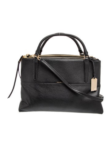 Leather Top Handle Bag