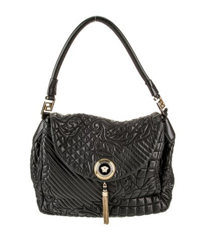 Versace Quilted Shoulder Bag