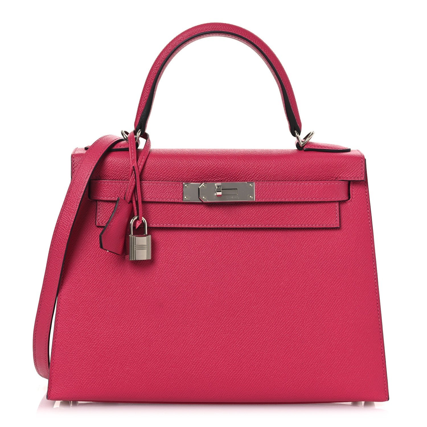 Hermes Epsom Verso Kelly Sellier 28 Framboise Prune