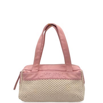 Calfskin LAX Crochet Bowler Bag