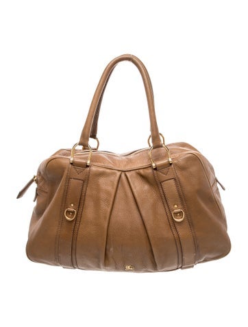 Leather Top Handle Bag