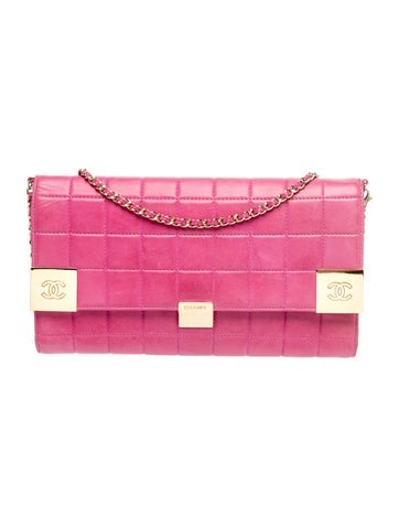 Square Quilt Clutch w/ Chain
