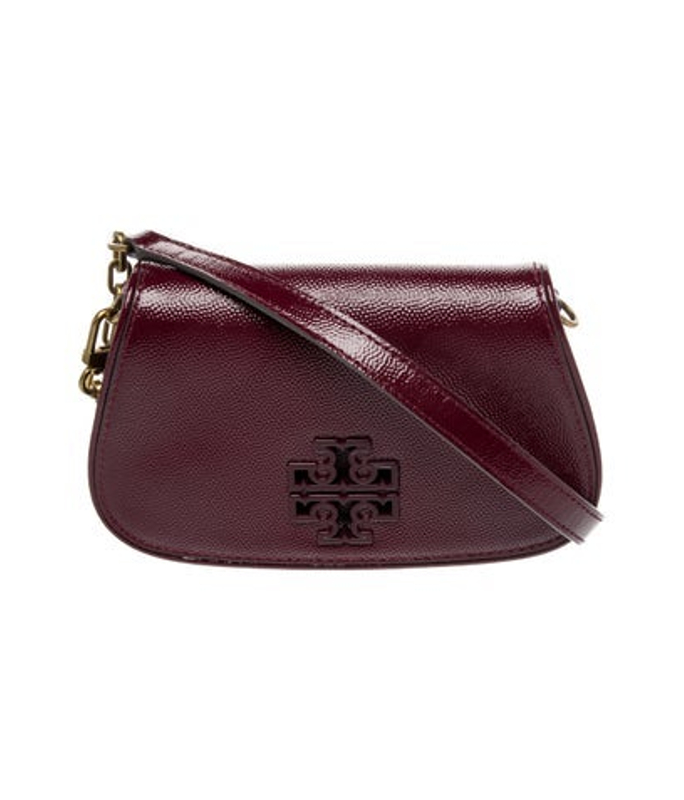 Tory Burch Burch Patent Leather Crossbody Bag