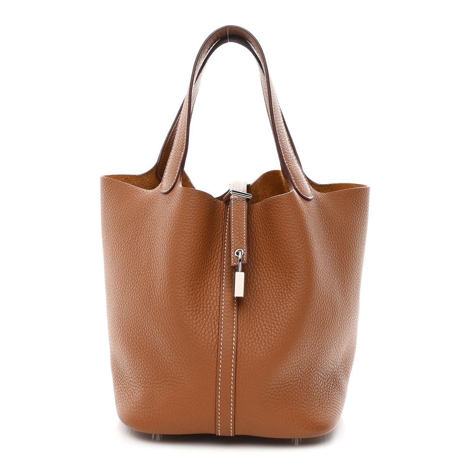 Hermes Hermes Taurillon Clemence Picotin Lock 22 MM Gold