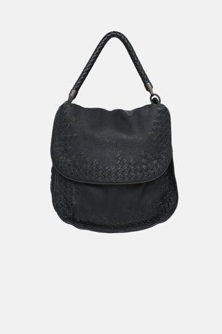Intrecciato Flap Shoulder Bag