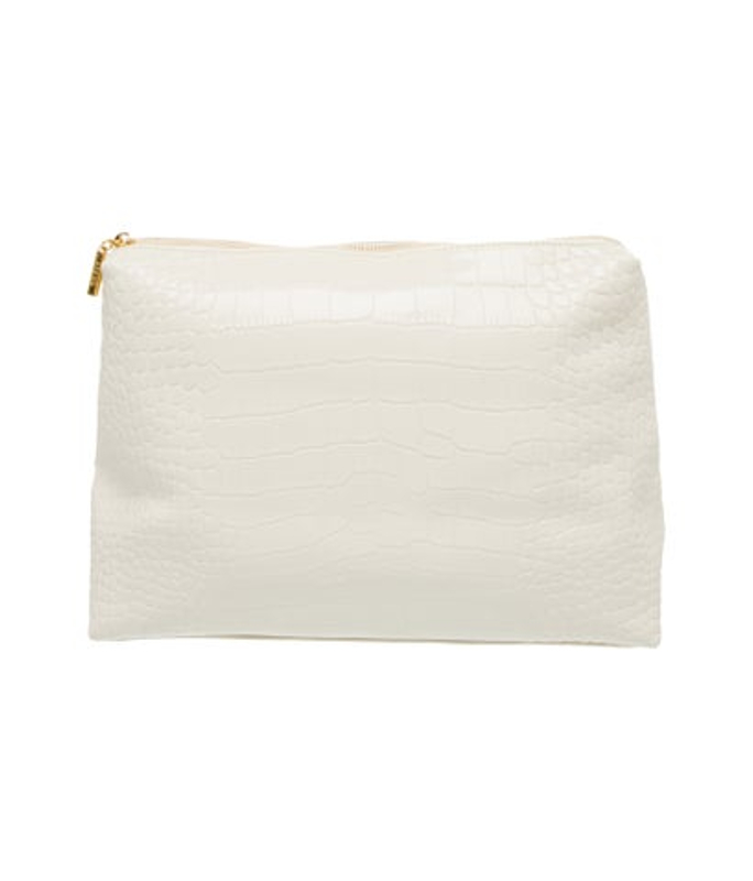 Staud Embossed Leather Portfolio