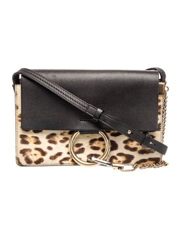 Leather Chloe Faye Shoulder Bag Small