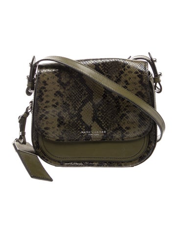 Embossed Leather Crossbody Bag