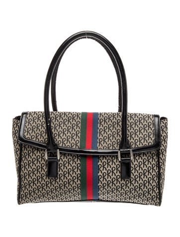 Roberta di Camerino Canvas Top Handle Bag Vintage