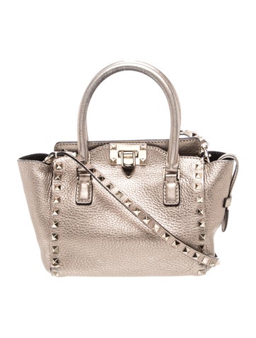 Rockstud Top Handle Bag