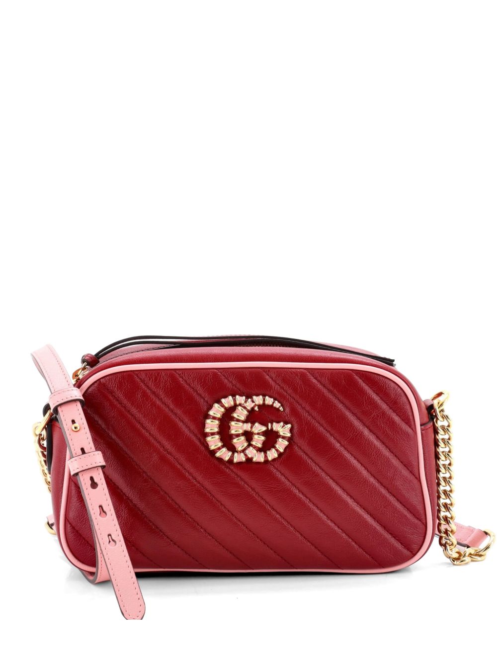 GG Marmont Shoulder Bag Diagonal Quilted Leather Small crossbody bag