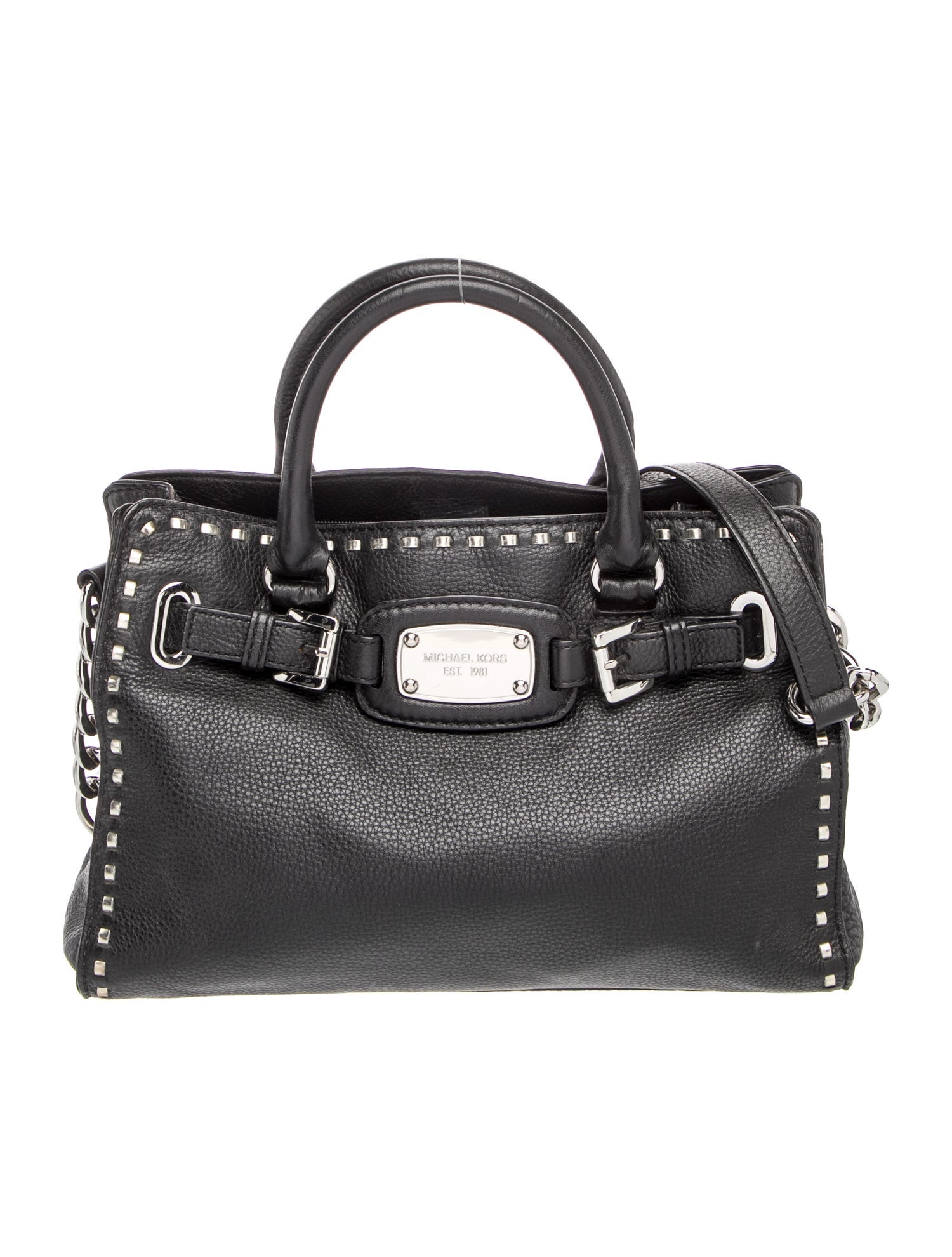Leather Top Handle Bag