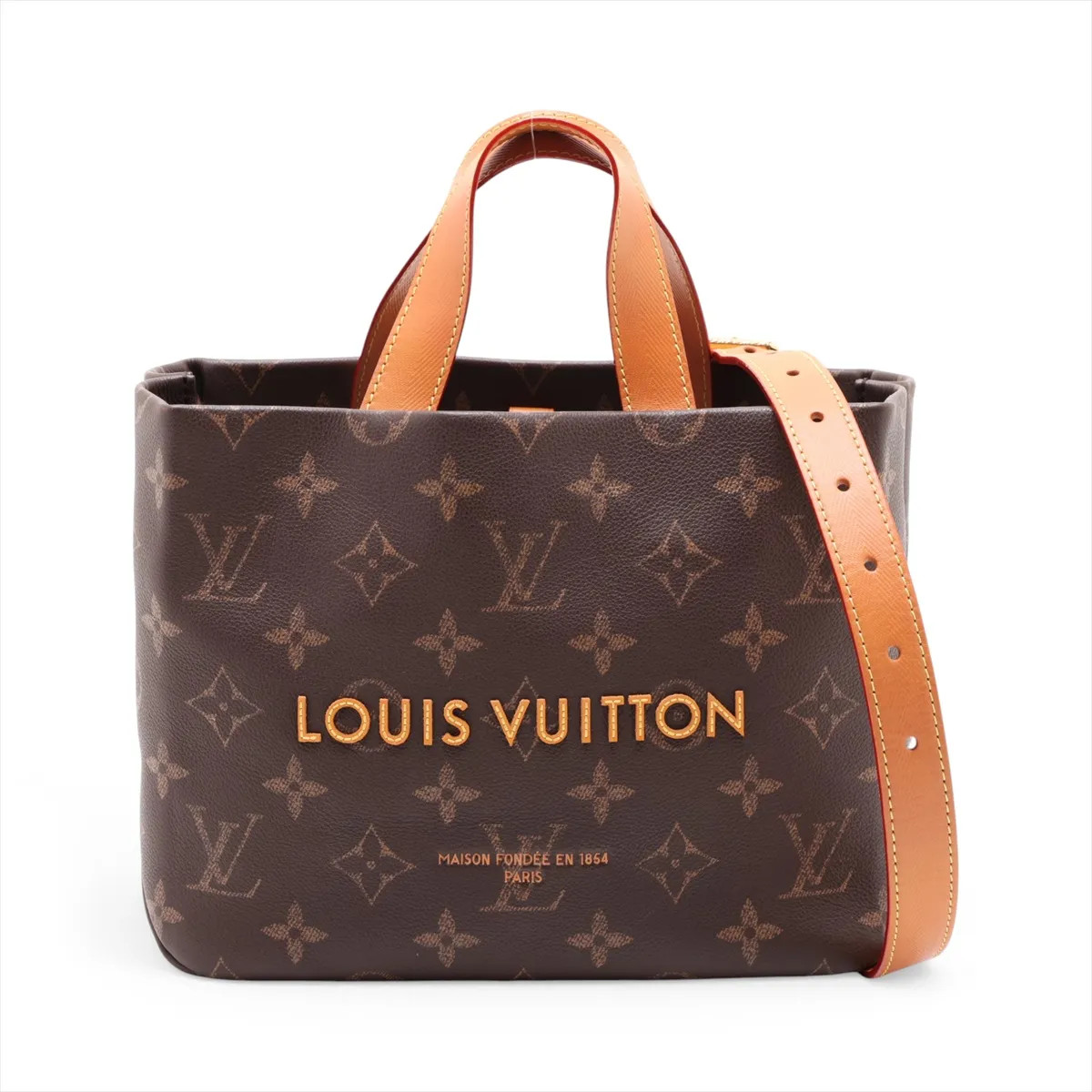 Louis Vuitton LV packaging Shopper tote mini M27019 Brown There was an RFID resp