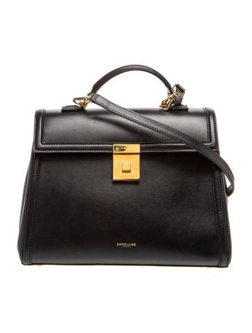 Leather Top Handle Bag