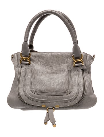 Leather Top Handle Bag