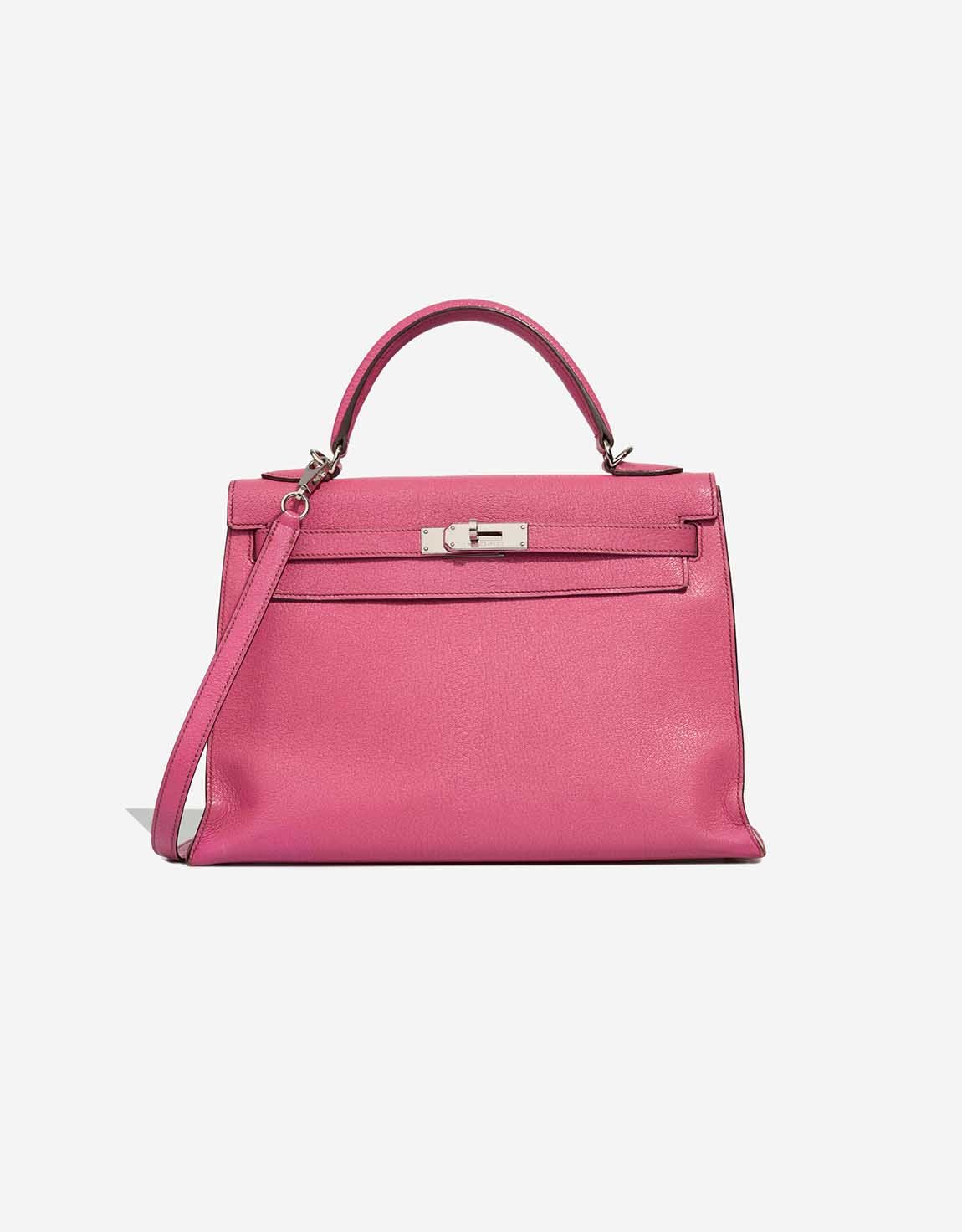 Hermes 
		Kelly 32 Chèvre Rose Shocking