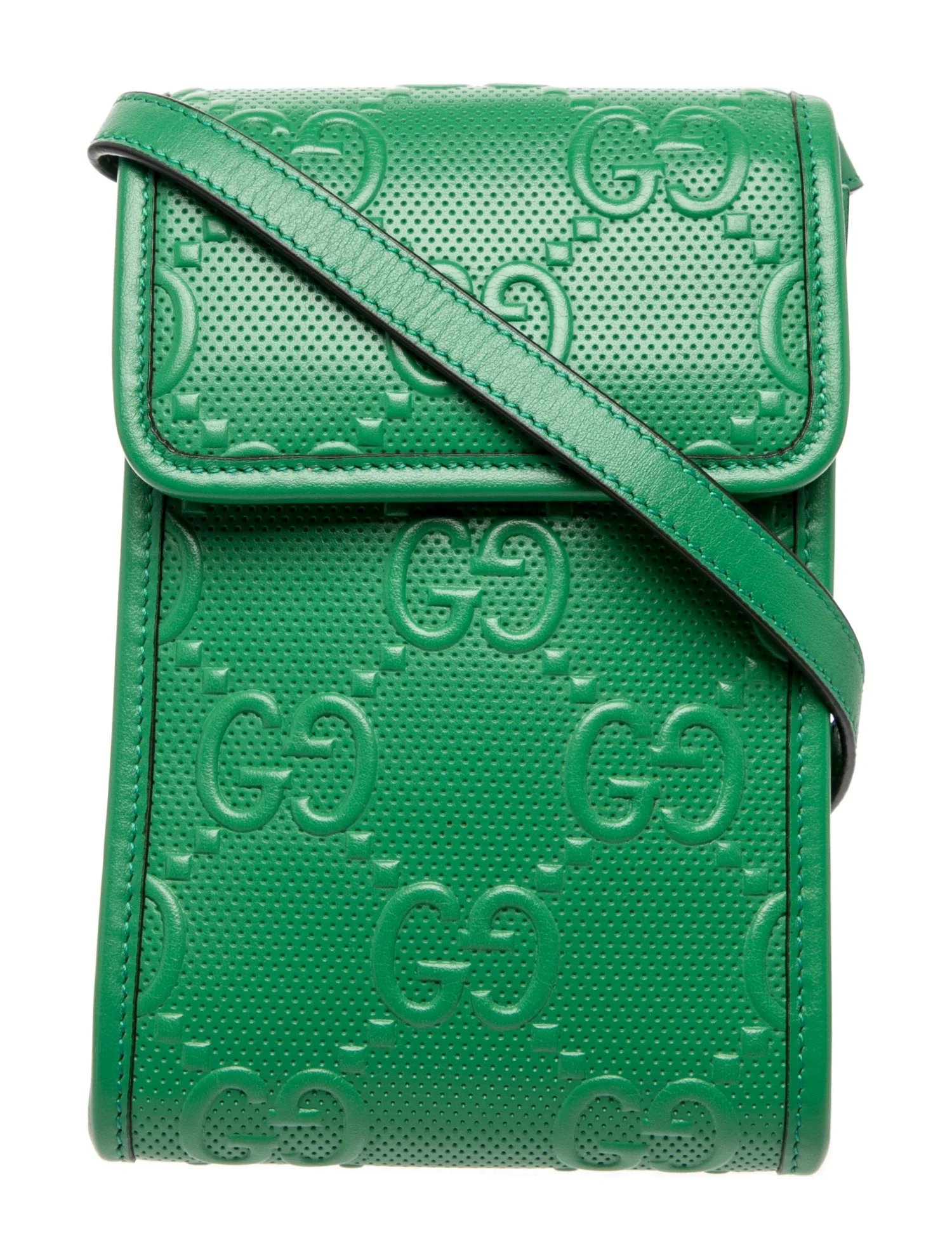 GG Embossed GG Flap Crossbody Bag Mini