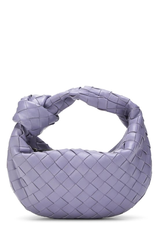 Bottega Veneta Purple Intrecciato Leather Jodie Mini