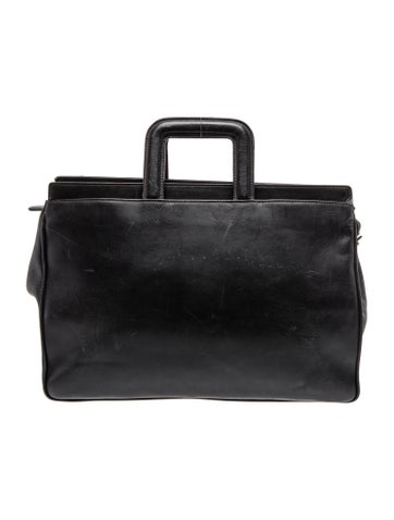 Leather Top Handle Bag