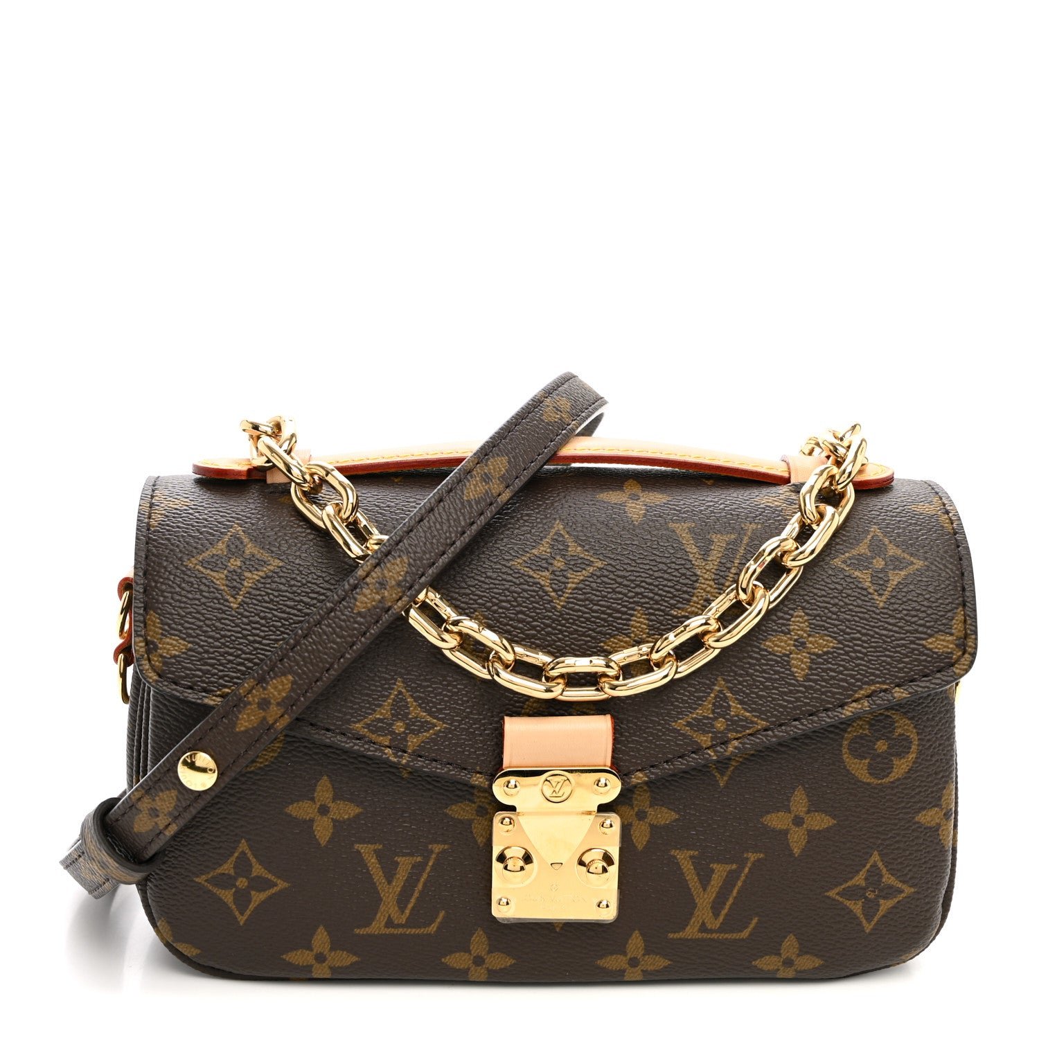 Louis Vuitton Monogram Pochette Metis East West