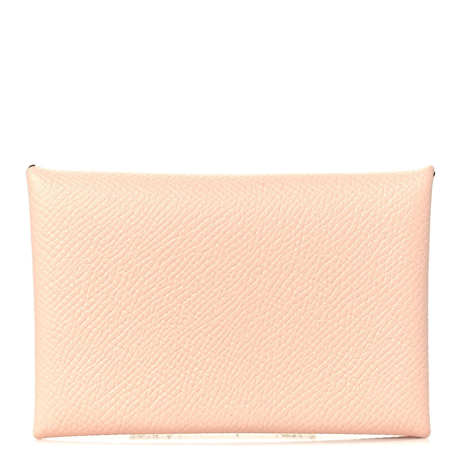 Hermes Epsom Calvi Card Case Rose Eglantine