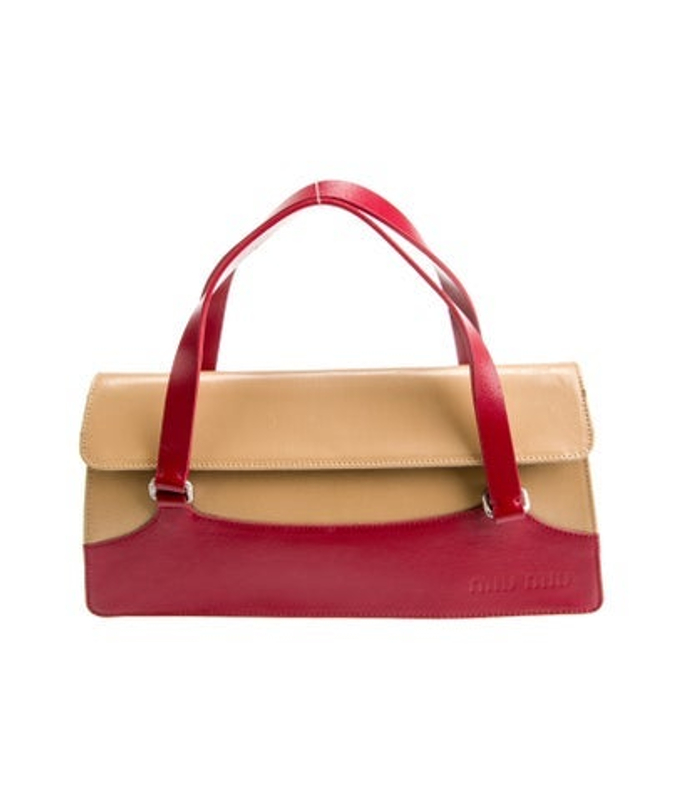 Miu Miu Miu Leather Top Handle Bag
