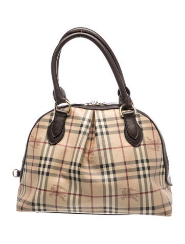 Haymarket Check Haymarket Check Pleated Dome Tote Bag Medium