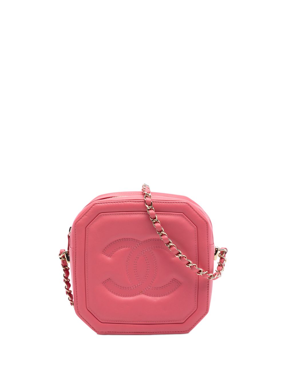 Chanel 2019 CC Calfskin Clock Camera Case crossbody bag