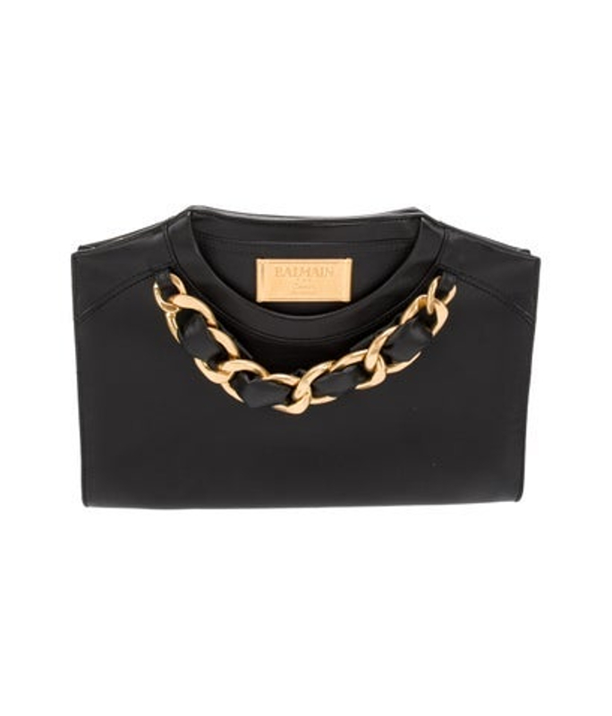 Balmain Leather Evening Bag