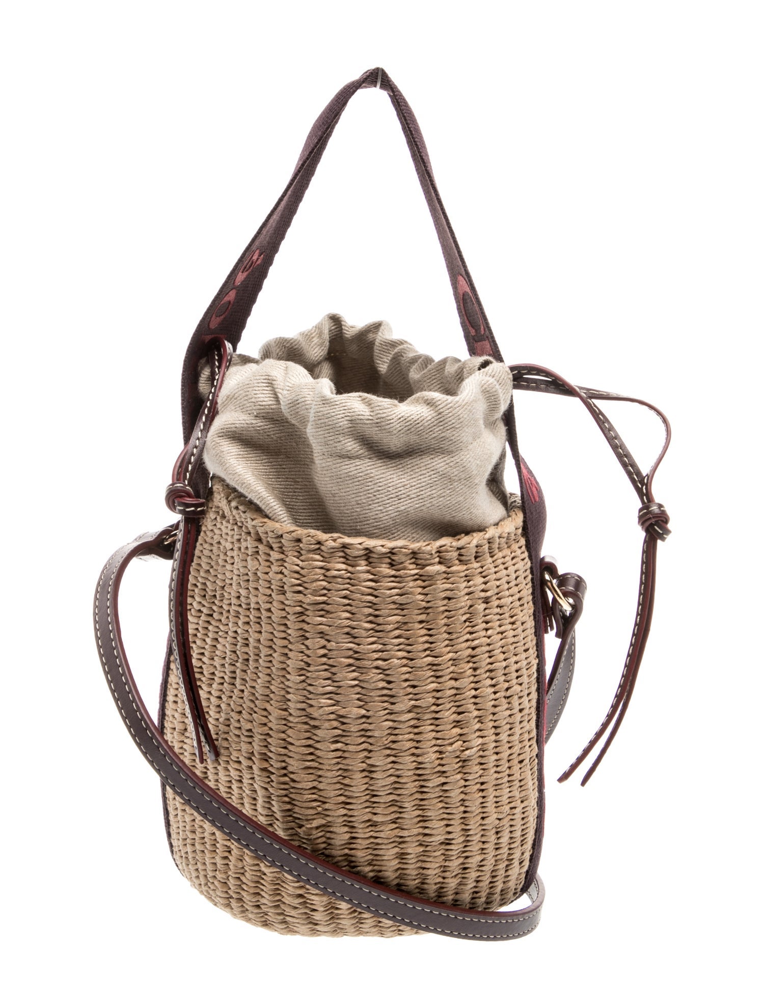 Raffia Bucket Bag