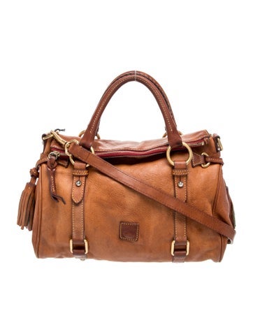 Leather Top Handle Bag