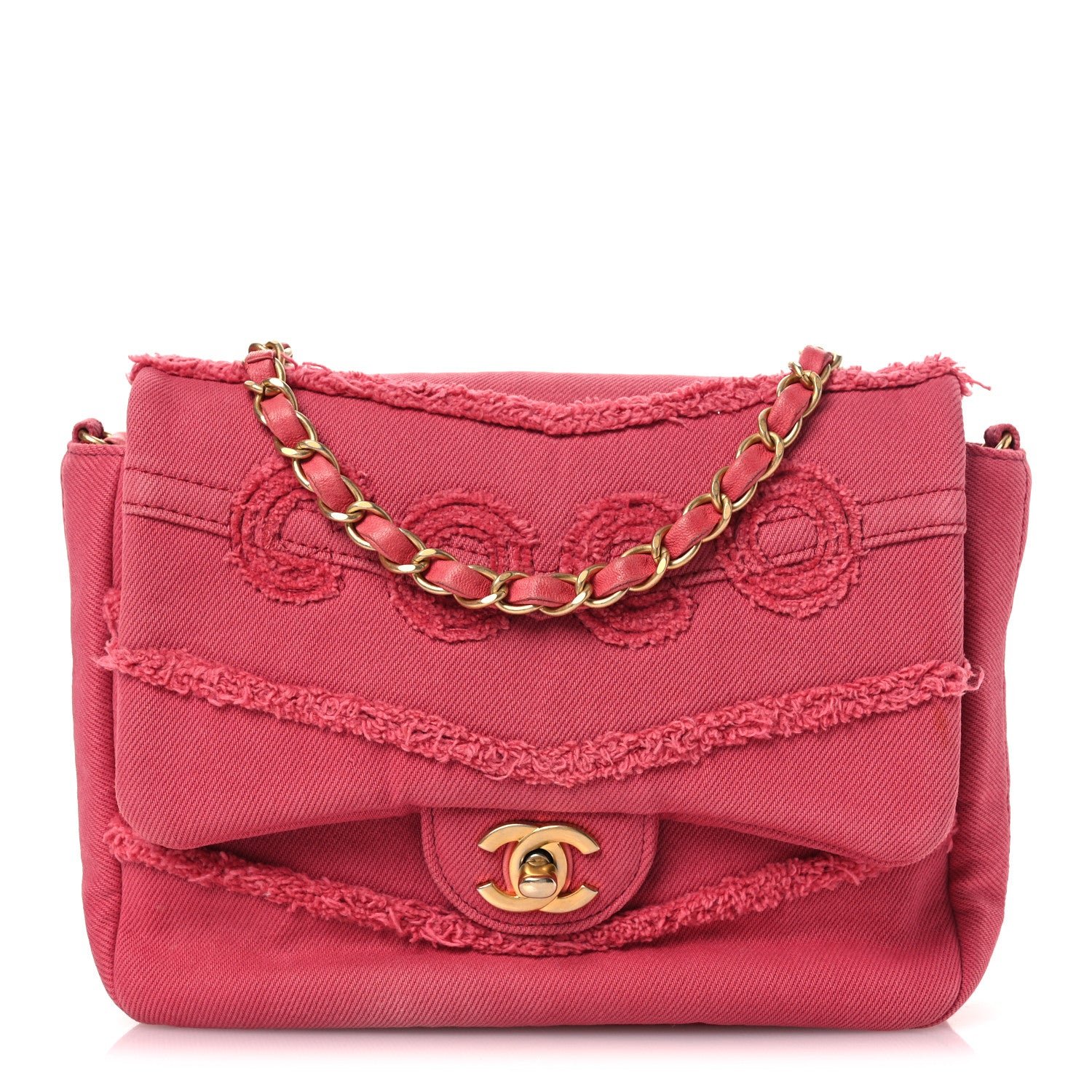 Chanel Denim Coco Flap Pink