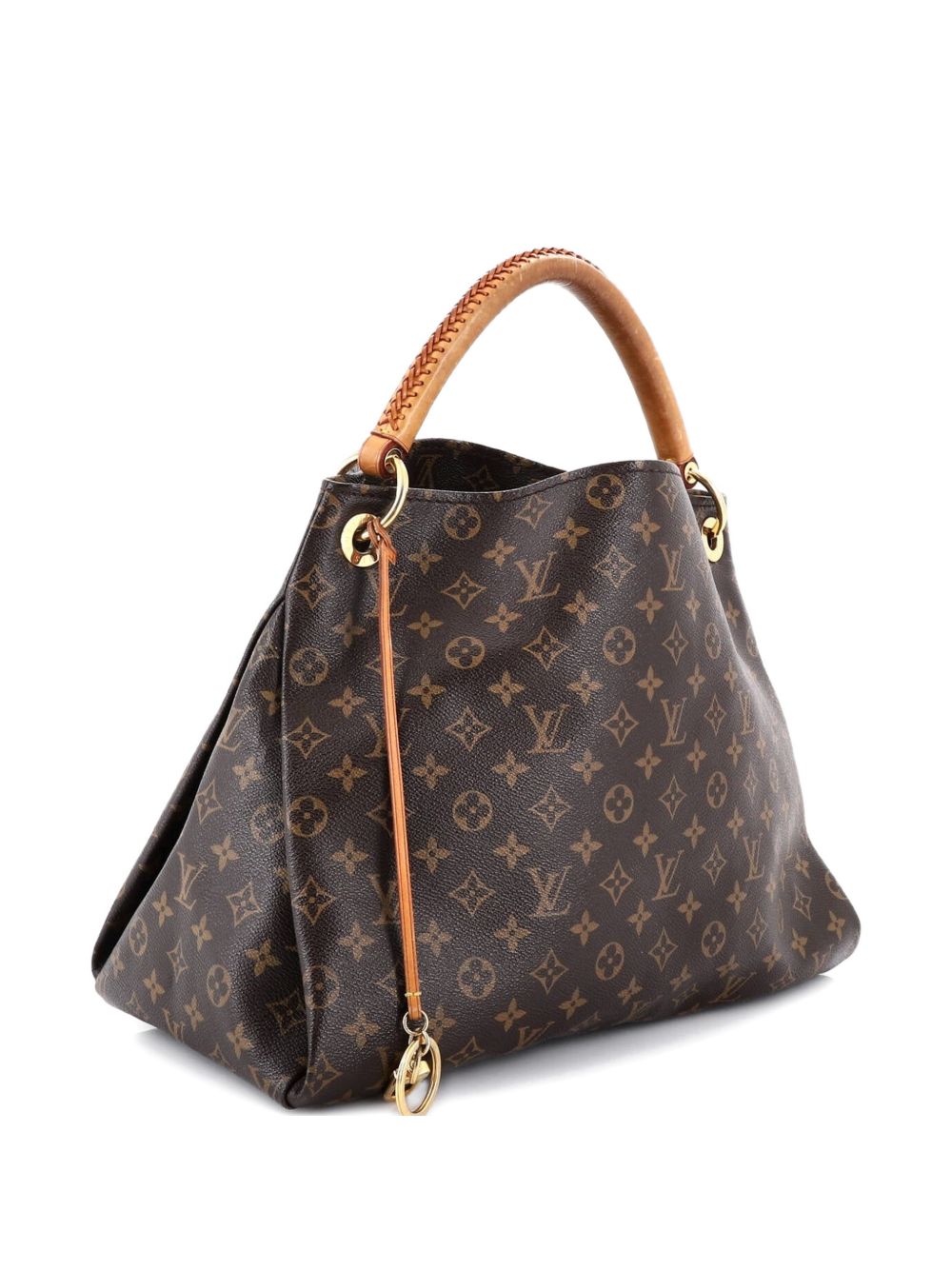 Artsy Handbag Monogram Canvas MM hobo bag