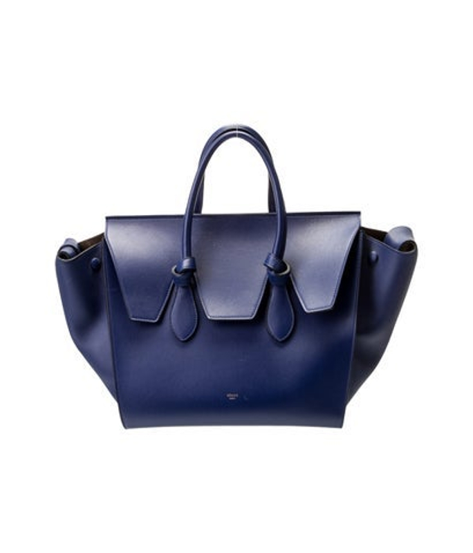 Celine Leather Tie Tote Medium