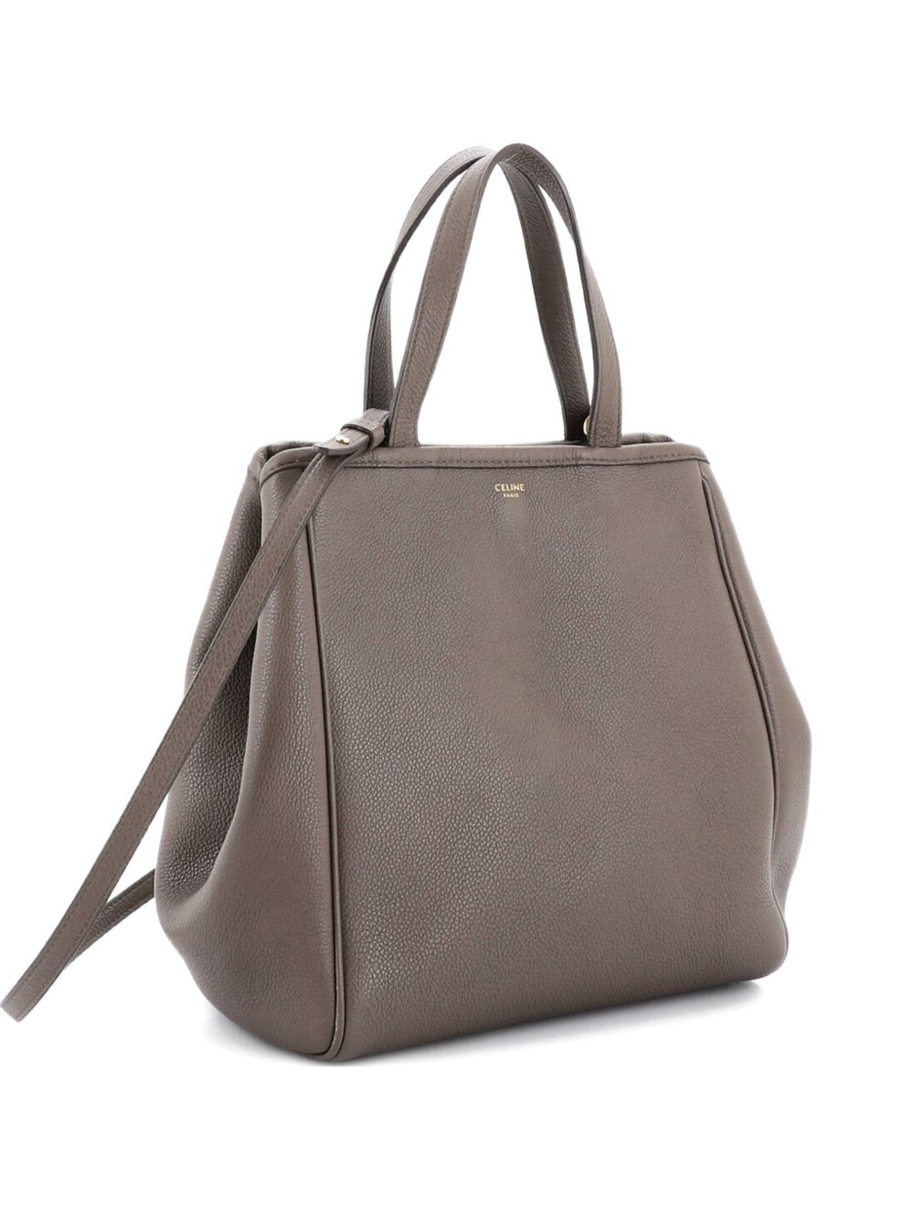 Folded Cabas Leather Small tote bag