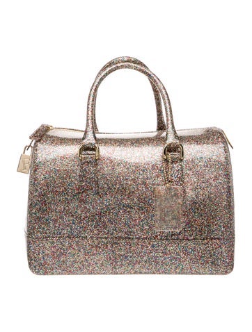 Glitter Top Handle Bag