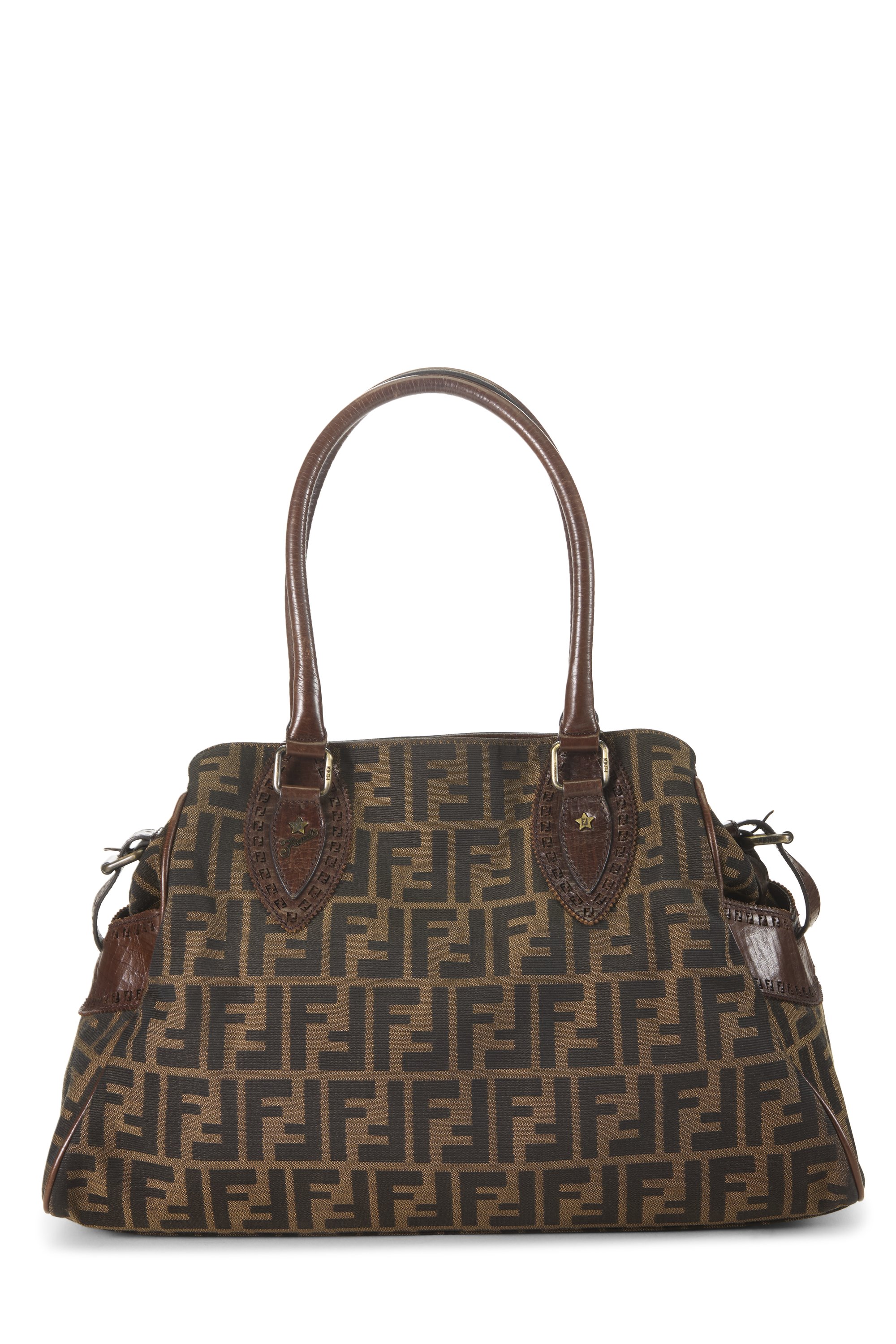 Brown Zucca Canvas Bag Du Jour Medium